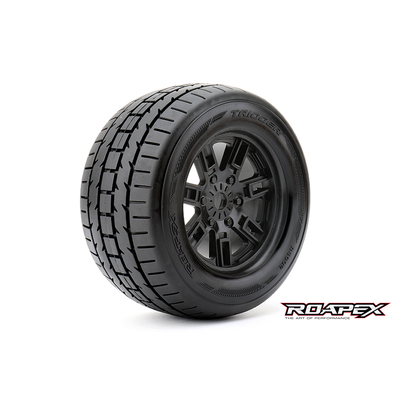 Morph Black wheel with 0 offset 17mm hex mounted