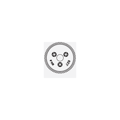 SPUR GEAR 62T 0.8P EMX Equivalent TRA3959