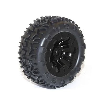 Wheel & tyre pair MT Black (FTX-6310)