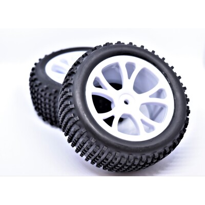 Rear Buggy Tyre Set Spirit (White)