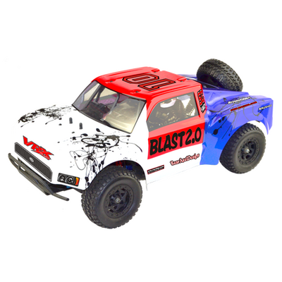 Octane Blast 2.0 Brushless RTR w/ESC, 3650 motor, 7.4V 3250mAH , 2.4G radio, alum shocks, rollcage with drivers, spare wheel, balance Charger,R