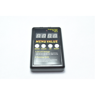 Brushless Programme Card 1/10 45amp
