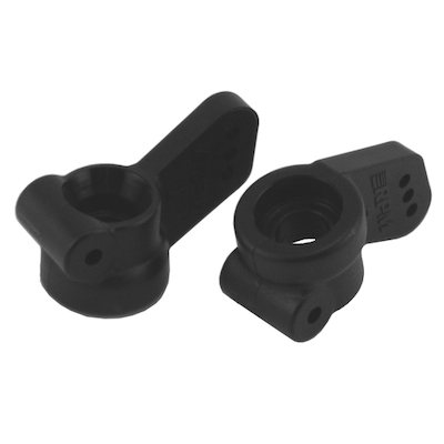 RPM Rear Axle Carriers - Black - SC10, T4, B4, B44