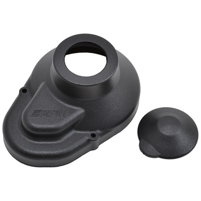 RPM Gear Cover - Black - SC10, SC10B, T4, B4