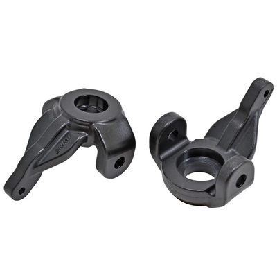 RPM Front Steering Knuckles - Black - SCX10