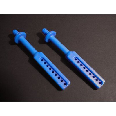 RPM Long Body Mounts - Blue - T-Maxx, E-Maxx
