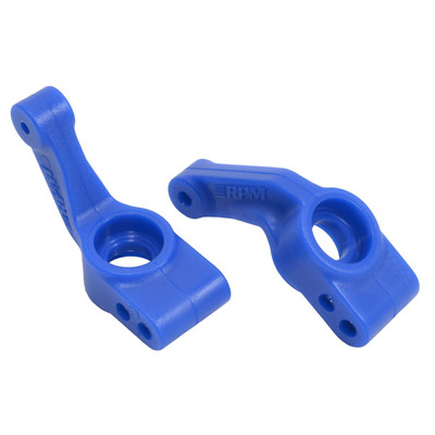 RPM Rear Bearing Carriers - Blue - Slash, Rustler, Stampede, Ban