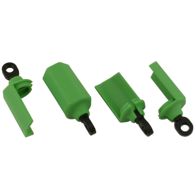 RPM Shock Shaft Guards - Green - 1/10 Scale Shocks
