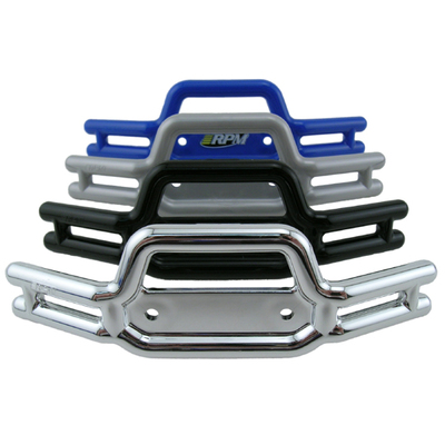 RPM Tubular Front Bumper - Dyeable Silver - Revo, E-Revo