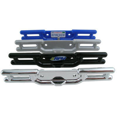 RPM Tubular Rear Bumper - Dyeable Silver - Revo, E-Revo
