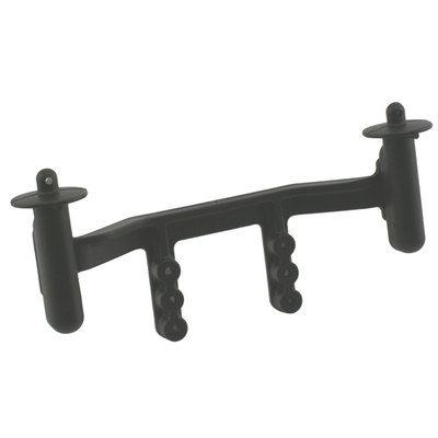 RPM Adjustable Rear Body Mounts - Black - Slash, Stampede