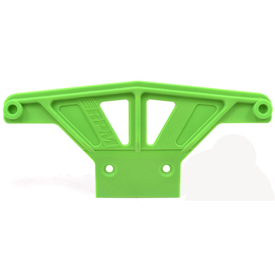 RPM Wide Front Bumper - Green - Bandit, Stampede, Rustler