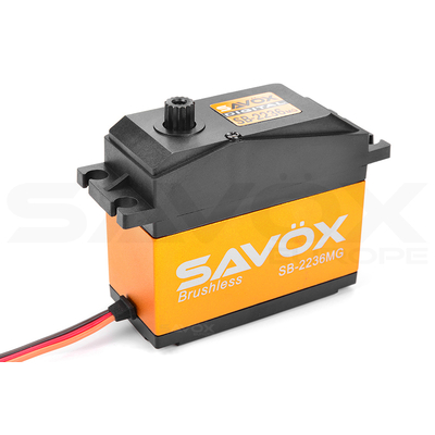 Savox - Servo - SB-2236MG - Digital - High Voltage - Brushless Motor - Metal Gears 1/5 Scale