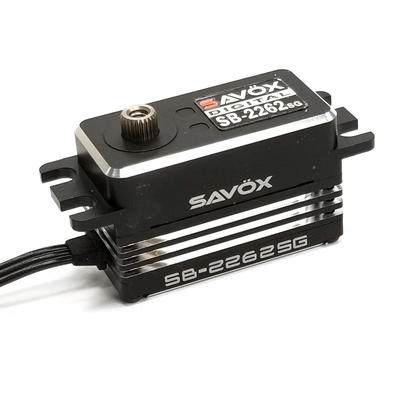 SB2262SG - Monster Torque Low Profile Steel Gear Servo 0.08sec / 347.2oz @ 7.4V Black edition