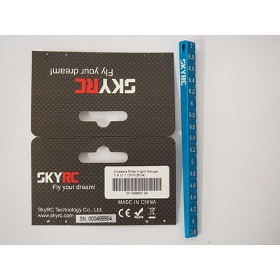 Chassis Ride Height Gauge 3.8-7mm (blue)