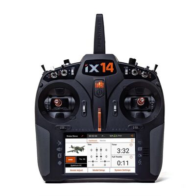 SPMR14000 | Spektrum iX14 2.4Ghz DSM-X 14 Channel Transmitter Only