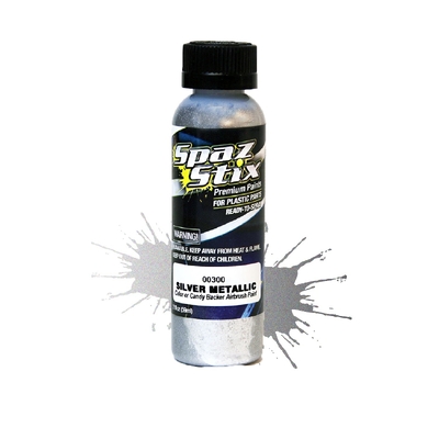Metallic Silver / Candy Backer Airbrush Paint 2oz