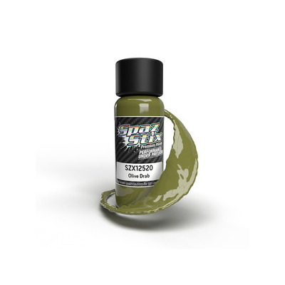 Olive Drab Airbrush Ready Paint, 2oz Bottle