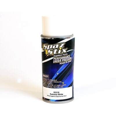 SPAZSTIX EXTREME WHITE/ PRIMER SUPERIOR AEROSOL PAINT 3.5OZ - SZXA00219
