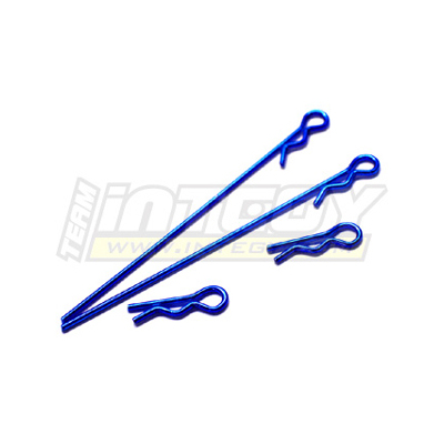 Integy Blue Body Clip (4) for 1/18 Car & Truck