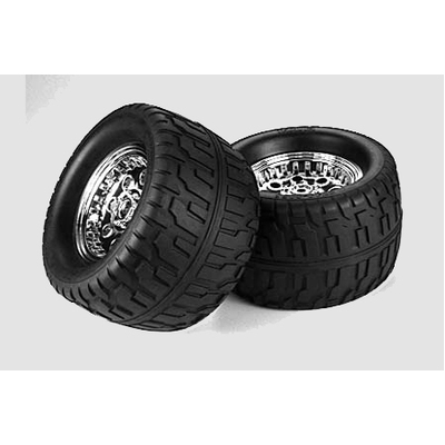 Tamiya RC GP TGM-02 Tarmac Tire/Wheel - Gold 1pr