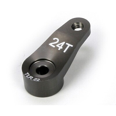 TLR Servo Horn, 24T, Aluminium