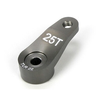 TLR Servo Horn, 25T, Aluminium