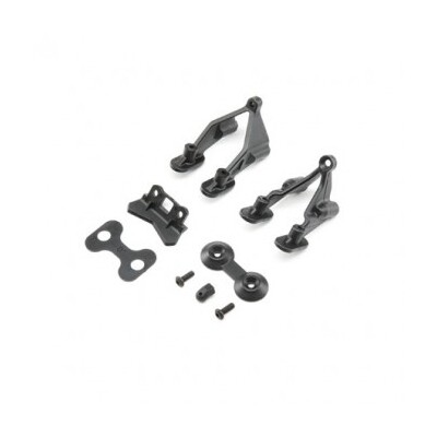 TLR Rear Wing Stay & Washers, 22 4.0