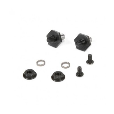 TLR Front Axle Set, 12mm Hex 22 3.0