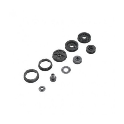 TLR Drive & Differential Pulley Set 22-4 2.0