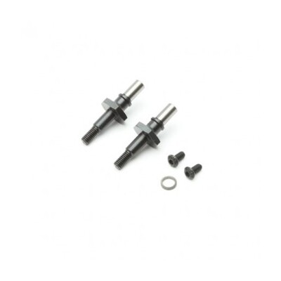 TLR Front Axle Set, 12mm Hex, 22T 3.0