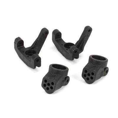 TLR Front Spindle & Rear Hub Set