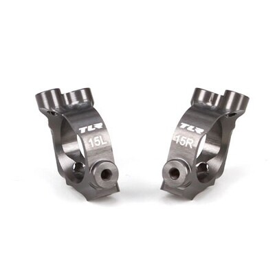 TLR Castor Block Set, 15 Degrees, Aluminium