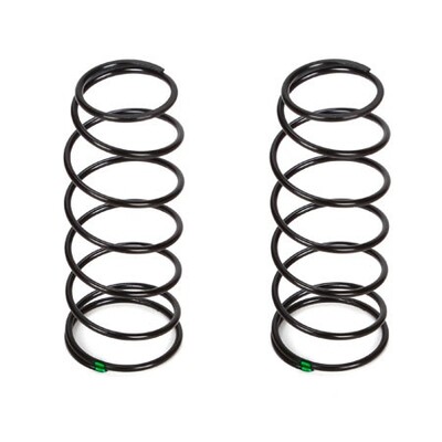 TLR 16mm Front Shock Spring, 4.8 Rate, Green (2)