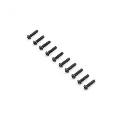 TLR Button Head Screws, M2.5x10mm (10)