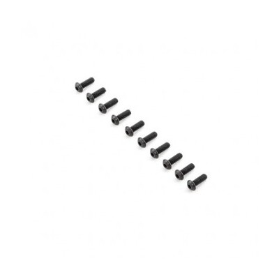 TLR Button Head Screws, M4x12mm (10)