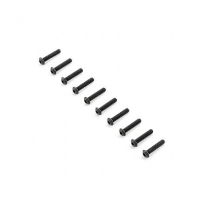 TLR Button Head Screws, M4x20mm (10)