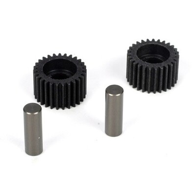TLR Idler Gear & Shaft (2)