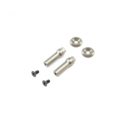 TLR Aluminium Battery Mount Post Set, 22 4.0
