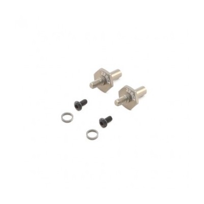 TLR Front Axle Set Aluminium, 12mm Hex, 22SCT 3.0