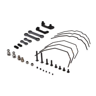 TLR Sway Bar Kit, Front & Rear
