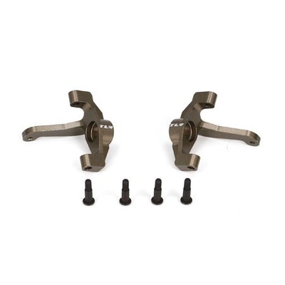TLR Front Spindle Set, Aluminium