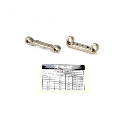 TLR Rear Pivot Block Set, HRC, Aluminium 22 3.0