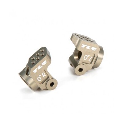 TLR Rear Hub Set, +3mm Axle, Aluminium, 22 3.0, 22-4