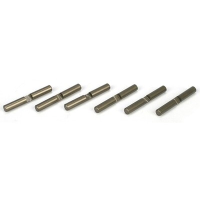 TLR Differential Shaft Set, Aluminium (6) 8B/8T