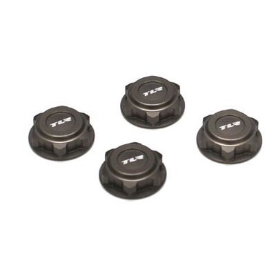 TLR Covered 17mm Wheel Nuts, Aluminium 8B/8T