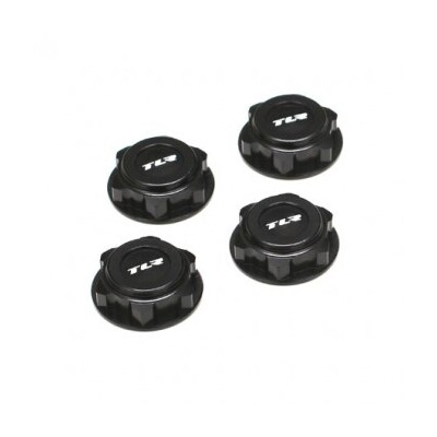 TLR Covered 17mm Wheel Nuts, Aluminium Black 8B/8T
