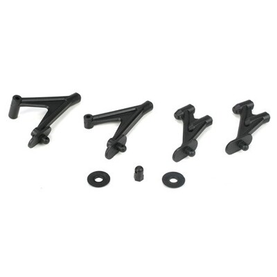 TLR Wing Stay Set, Rear/Mid Motor