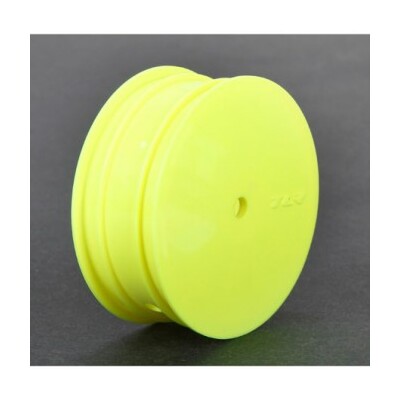 TLR Front Wheel, 12mm Hex, Yellow (2)