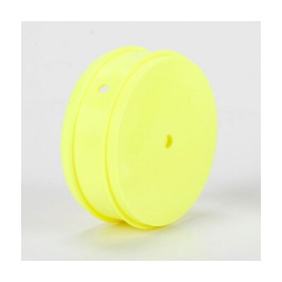 TLR Front Wheel 61mm, 12mm Hex, Yellow (2)